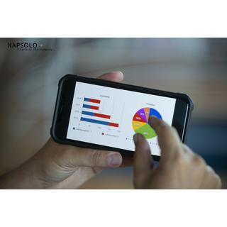 KAPSOLO  2H schermo antibatterico / filtro di protezione antimicrobica per iPhone XS Max 