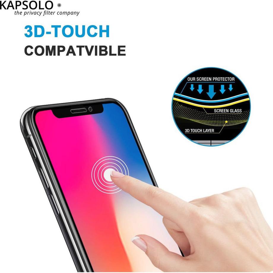 KAPSOLO  2H Anti-Bakt. Displayfilter KAP12028 Apple iPhone XS Max 