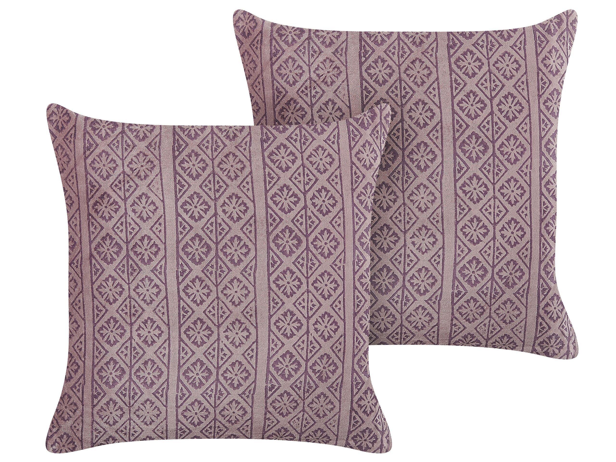 Image of Kissen 2er Set aus Samtstoff Modern SILYBUM Kissen 2er Set aus Samtstoff Modern SILYBUM