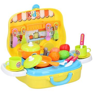 Tragbare Spielzeugküche - 26 Teile