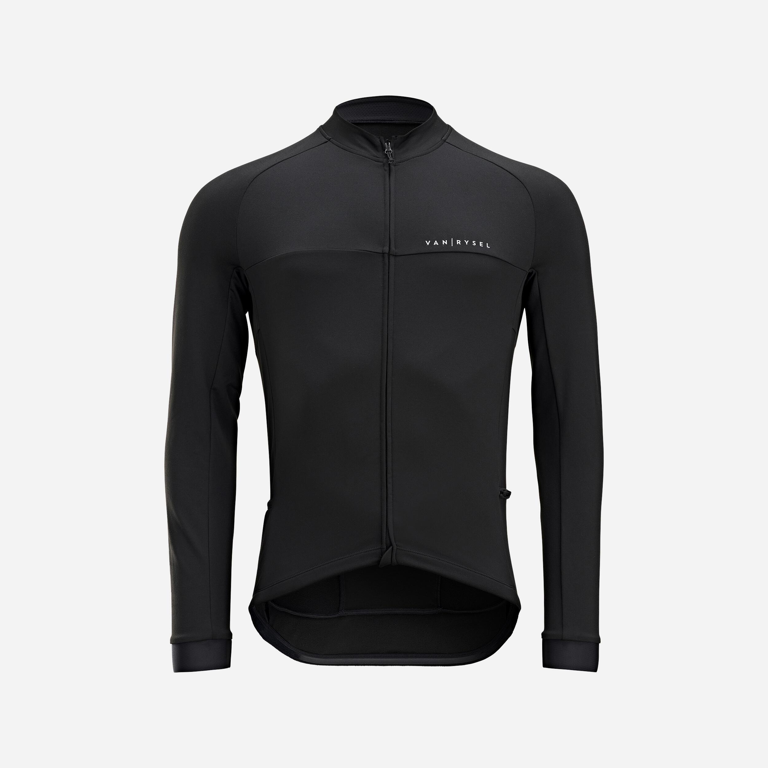 Image of Langarmtrikot - Rc100 Unisex Schwarz Leicht XL