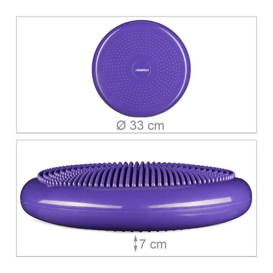 Northix  Coussin d'équilibre 33 cm avec pompe à air 