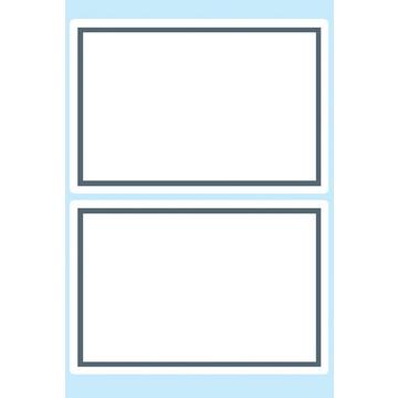 HERMA Heftschilder 55×82mm 5715 Rand grau, liniert 12 Stück