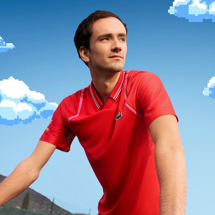 LACOSTE  Polo LACOSTE TENNIS x Daniil Medvedev homme 