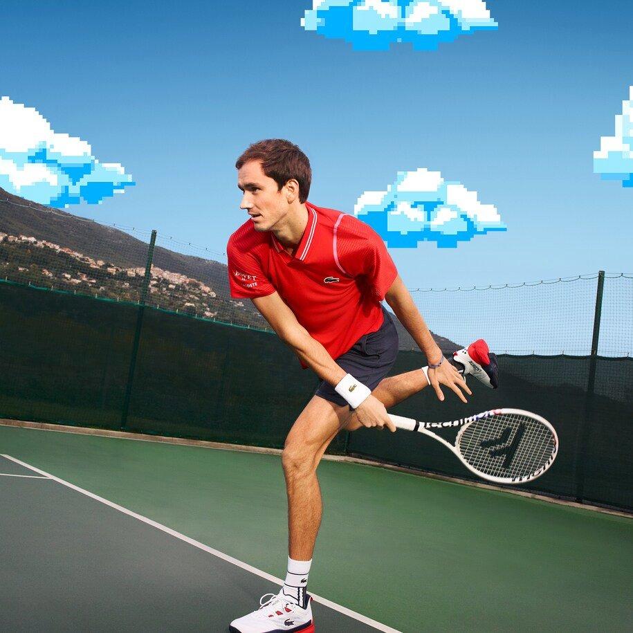 LACOSTE  Polo LACOSTE TENNIS x Daniil Medvedev homme 