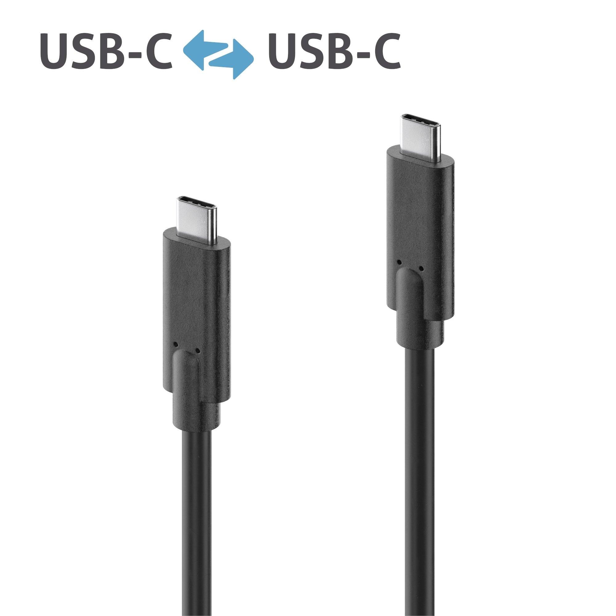 PureLink  IS2511-005 USB Kabel 0,5 m USB 3.2 Gen 2 (3.1 Gen 2) USB C Schwarz 