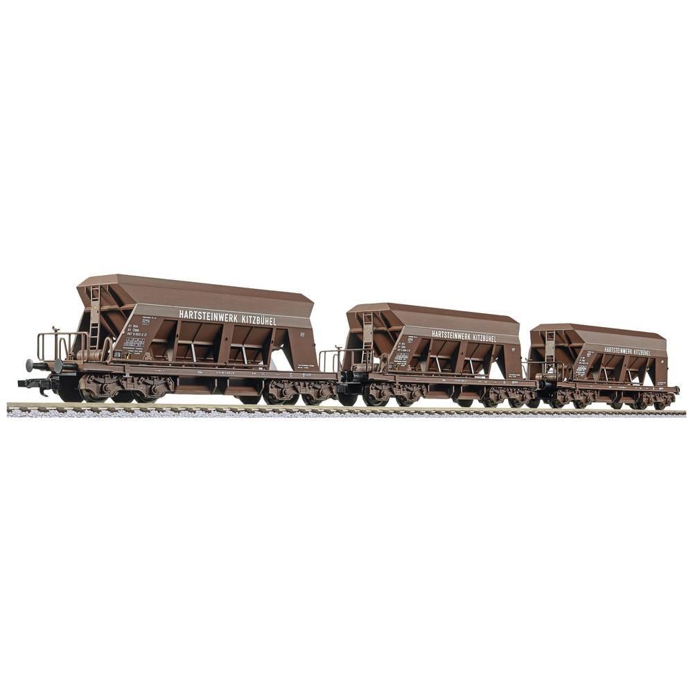 Liliput  H0 3er-Set Schotterwagen Hartsteinwerk Kitzbühel der ÖBB 