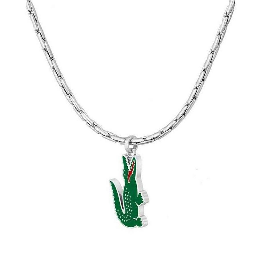 LACOSTE  Arthor Edelstahl Halskette Mit Anhänger 