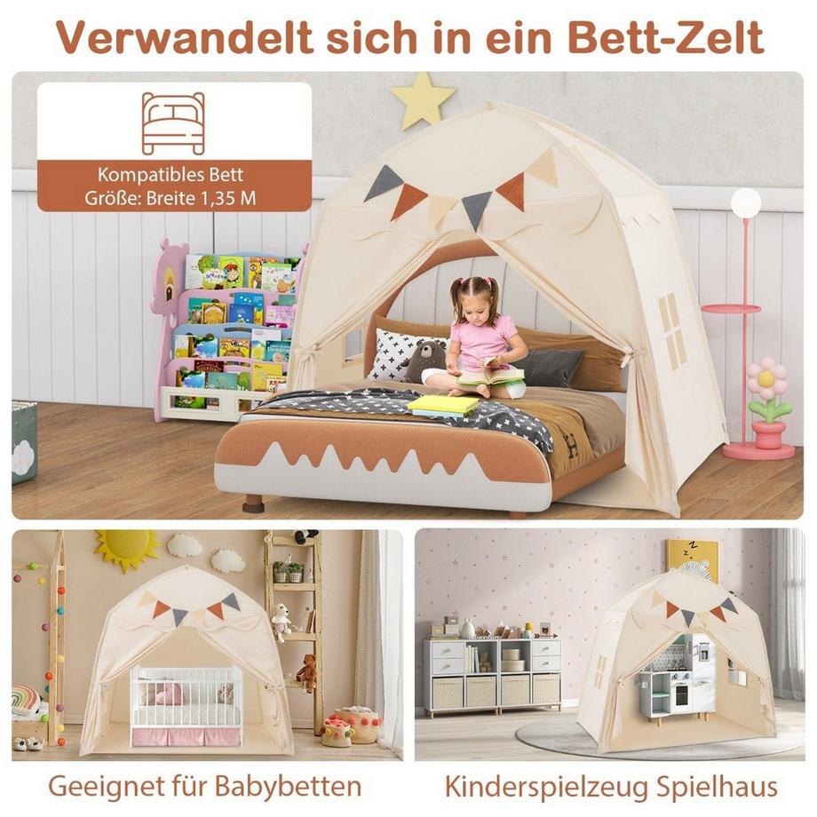 Northix Tente de jeu pour enfants avec lumières  