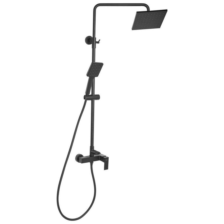 Beliani Ensemble de douche avec mitigeur et douche de pluie en Laiton Moderne CATAGENA  