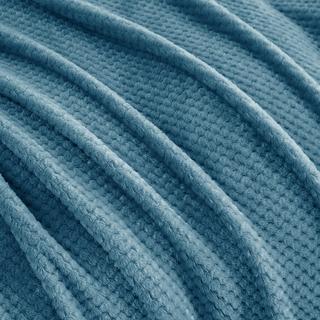 Alopini Coperta in pile super morbida e calda con motivo a nido d'ape  