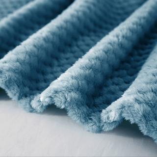 Alopini Coperta in pile super morbida e calda con motivo a nido d'ape  