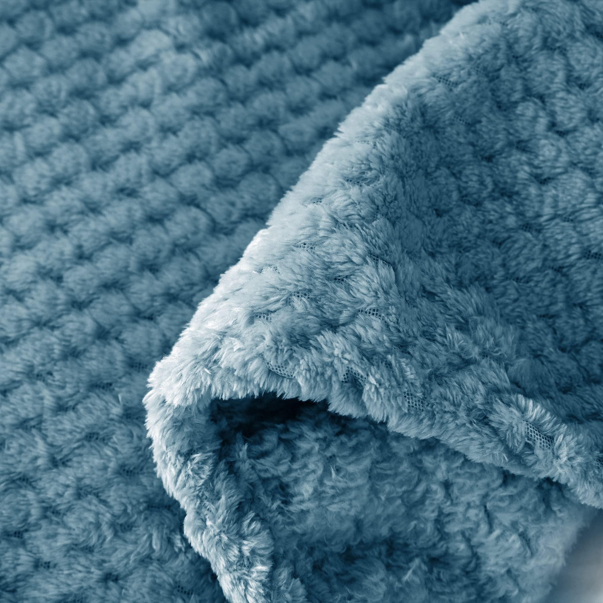 Alopini Coperta in pile super morbida e calda con motivo a nido d'ape  