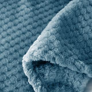 Alopini Coperta in pile super morbida e calda con motivo a nido d'ape  