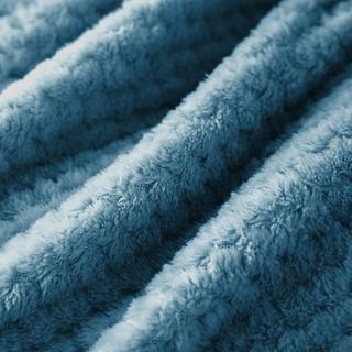 Alopini Coperta in pile super morbida e calda con motivo a nido d'ape  