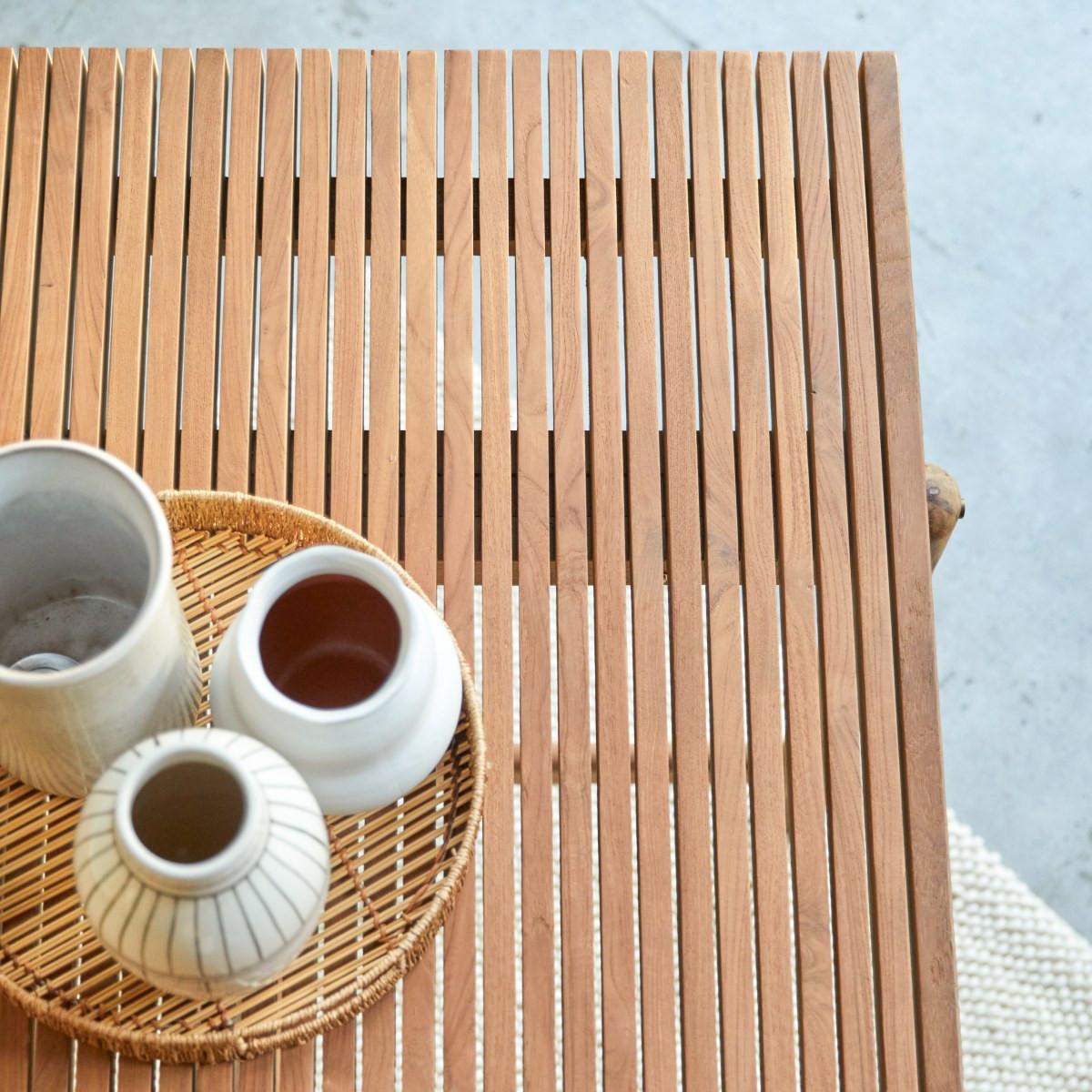 Tikamoon Tisch aus Teak massiv 6–8 Personen Fado  