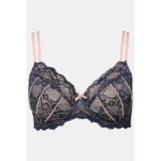 Ulla Popken  Soutien-gorge à armatures, dentelle et bretelles doubles - bonnet C-E 