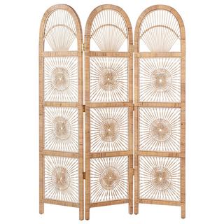 Beliani Dekoration aus Rattan Boho POMEZIA  