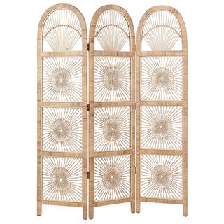 Beliani Dekoration aus Rattan Boho POMEZIA  