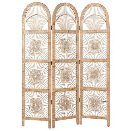 Beliani Decorazioni en Rattan Boho POMEZIA  