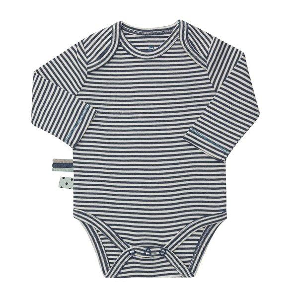 Image of Langarm-body Unisex Indigo 0-3M