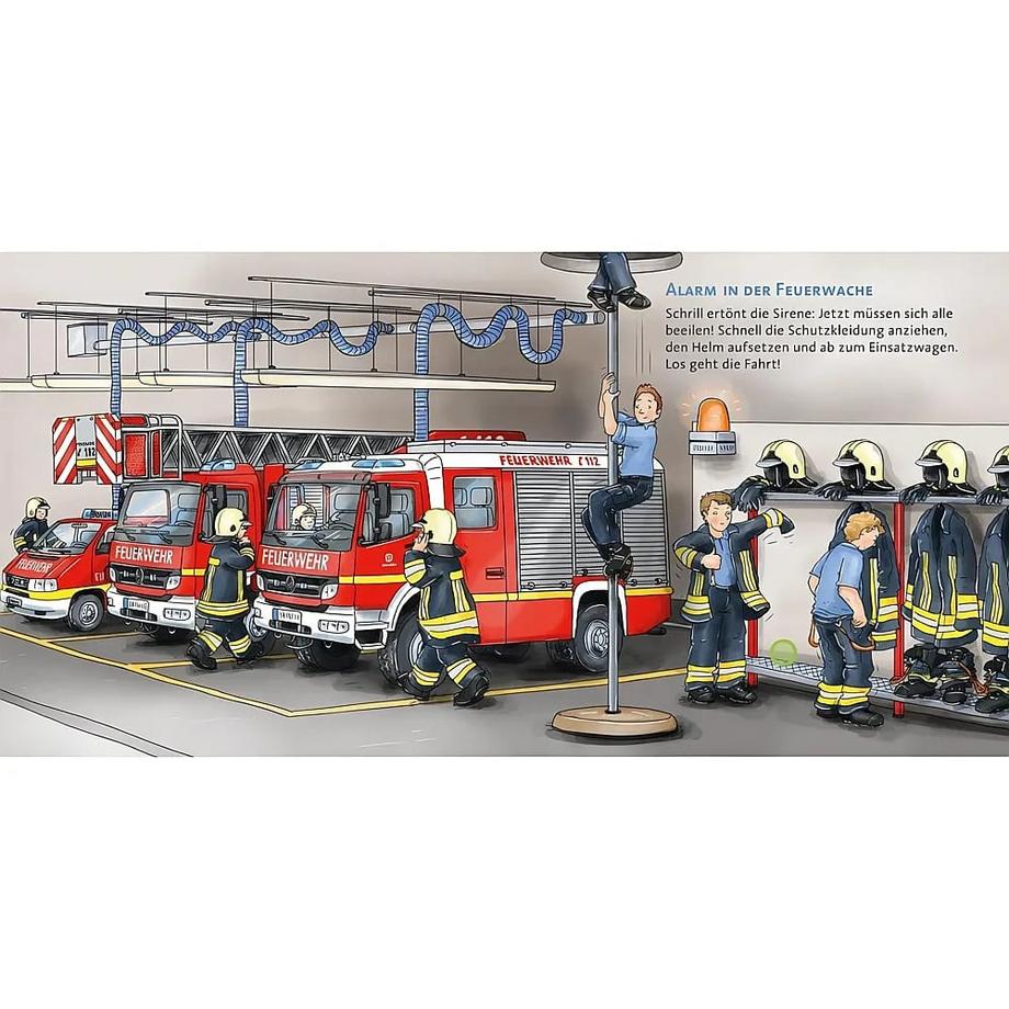 Hör mal Die Feuerwehr Zimmer, Christian; Zimmer, Christian (Illustrationen) Copertina rigida 