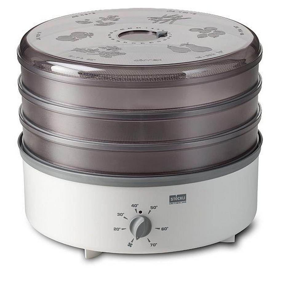 Stöckli Grauer Dörrex Dörrautomat 3 Metallgitter 230V, ohne Timer 33,5 cm - Stöckli  