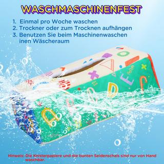 Activity-board  Tissue Box Spielzeug ,Kontrast Babyspielzeug 