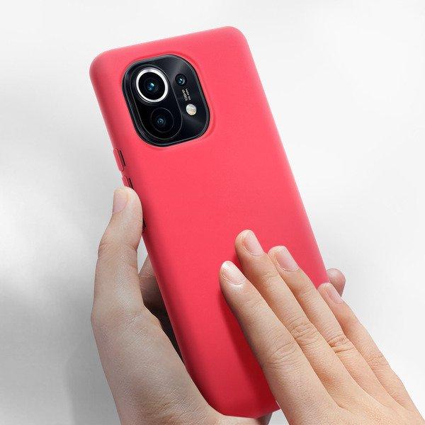 Avizar  Coque Xiaomi Mi 11 Soft Touch Fuschia 