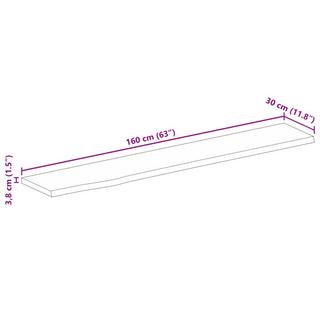 VidaXL Tischplatte holz  