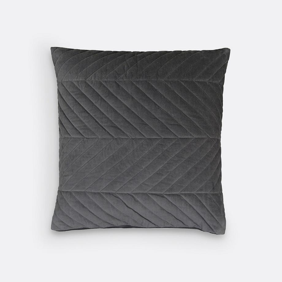 La Redoute Intérieurs Milano Gesteppter Samt Kissenbezug  