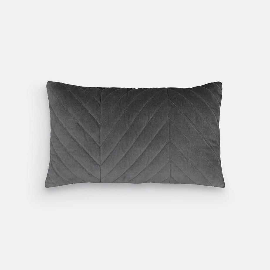 La Redoute Intérieurs Milano Gesteppter Samt Kissenbezug  