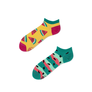 Many Mornings  Watermelon Splash Sneakersocks - Many Mornings 