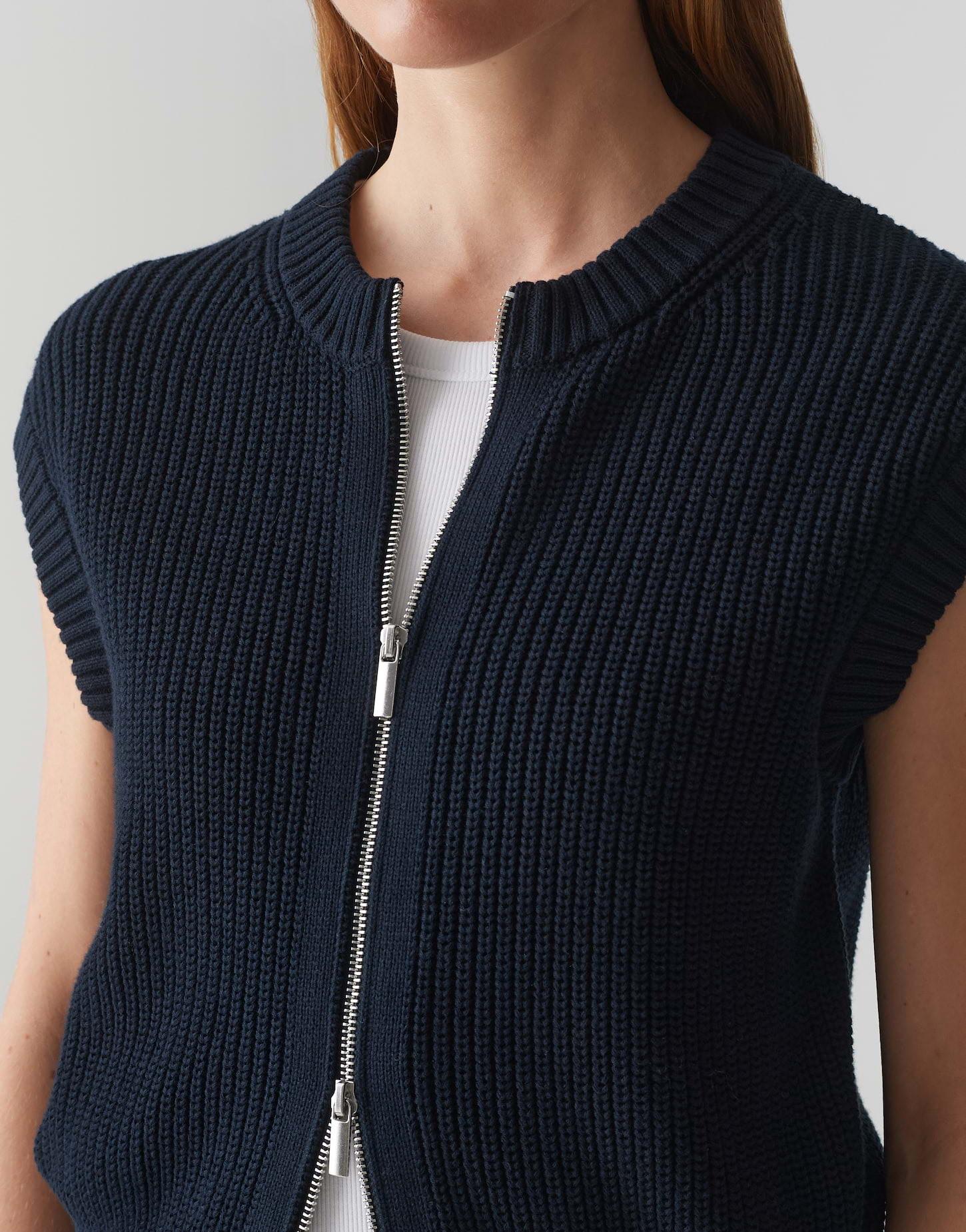 OPUS  Gilet en tricot Dufka Forme en O 