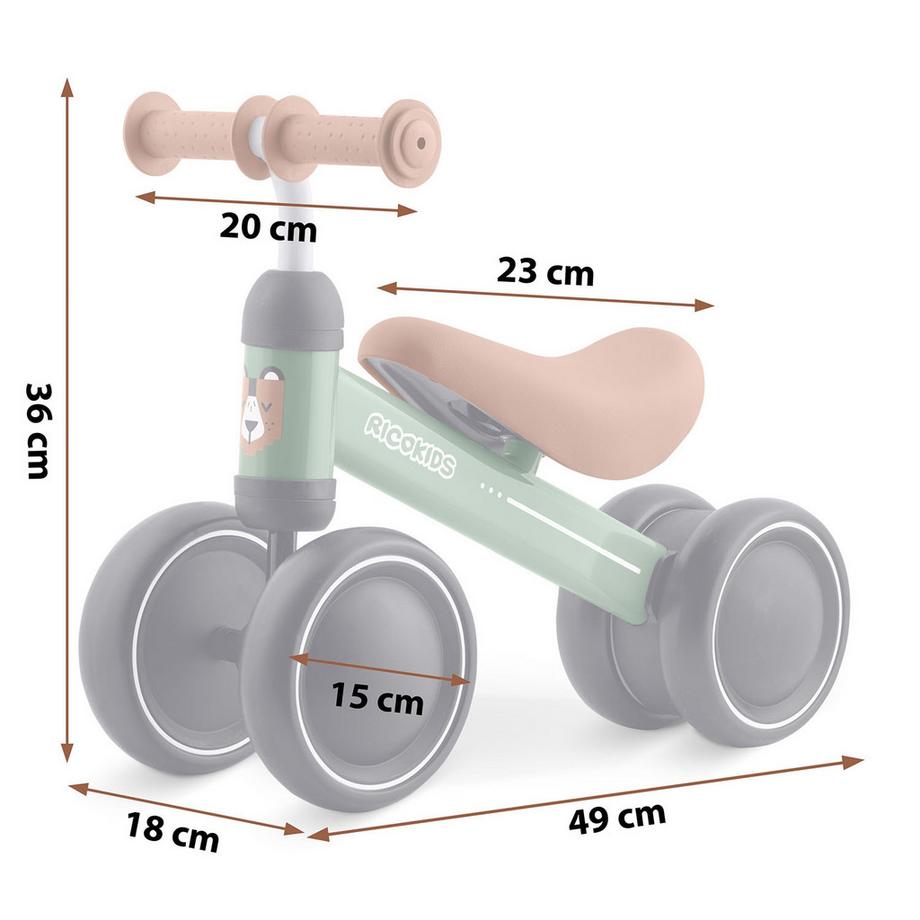 B2X  Bici senza pedali a tre ruote Ricokids per bambini 