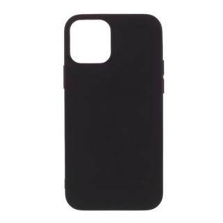 Cover-Discount  iPhone 12 / 12 Pro - Silicone mat en caoutchouc coque noir 