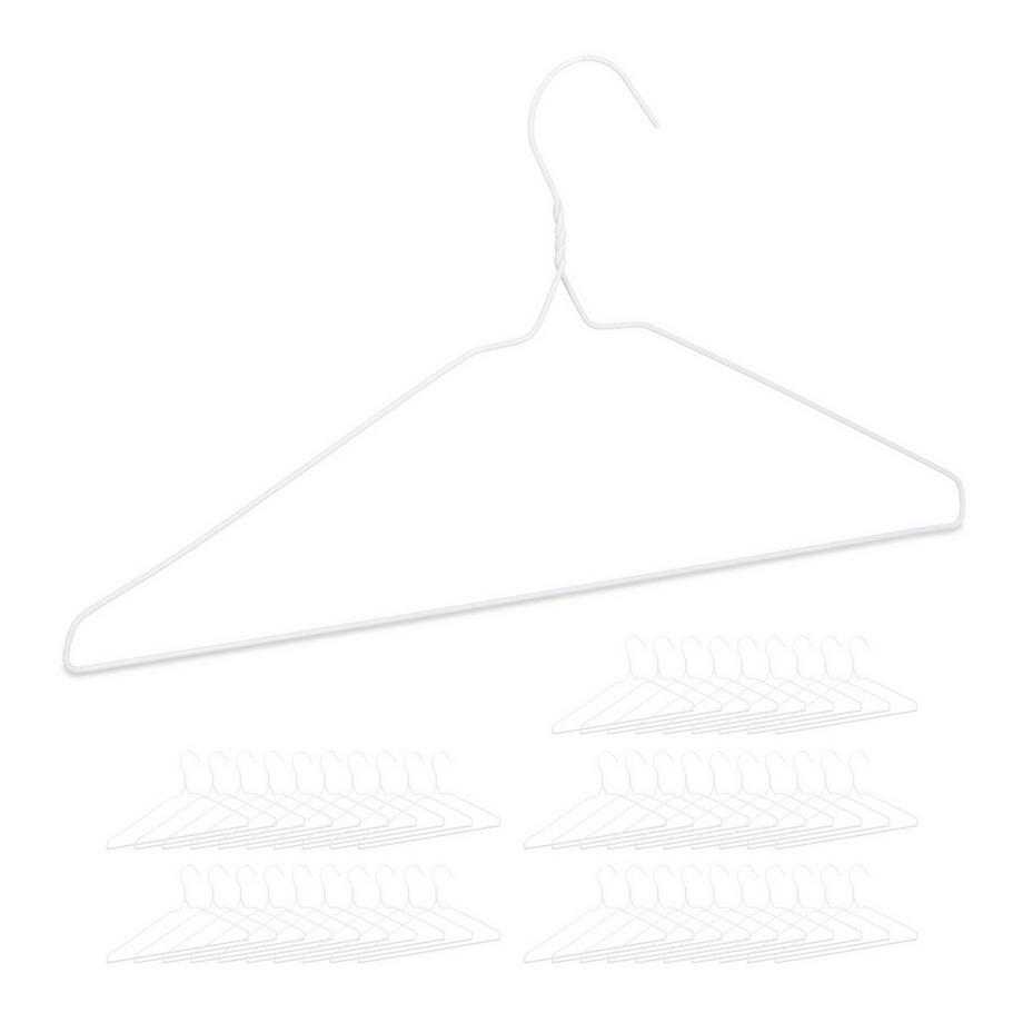 Northix  Lot de 50 cintres en fil de fer 