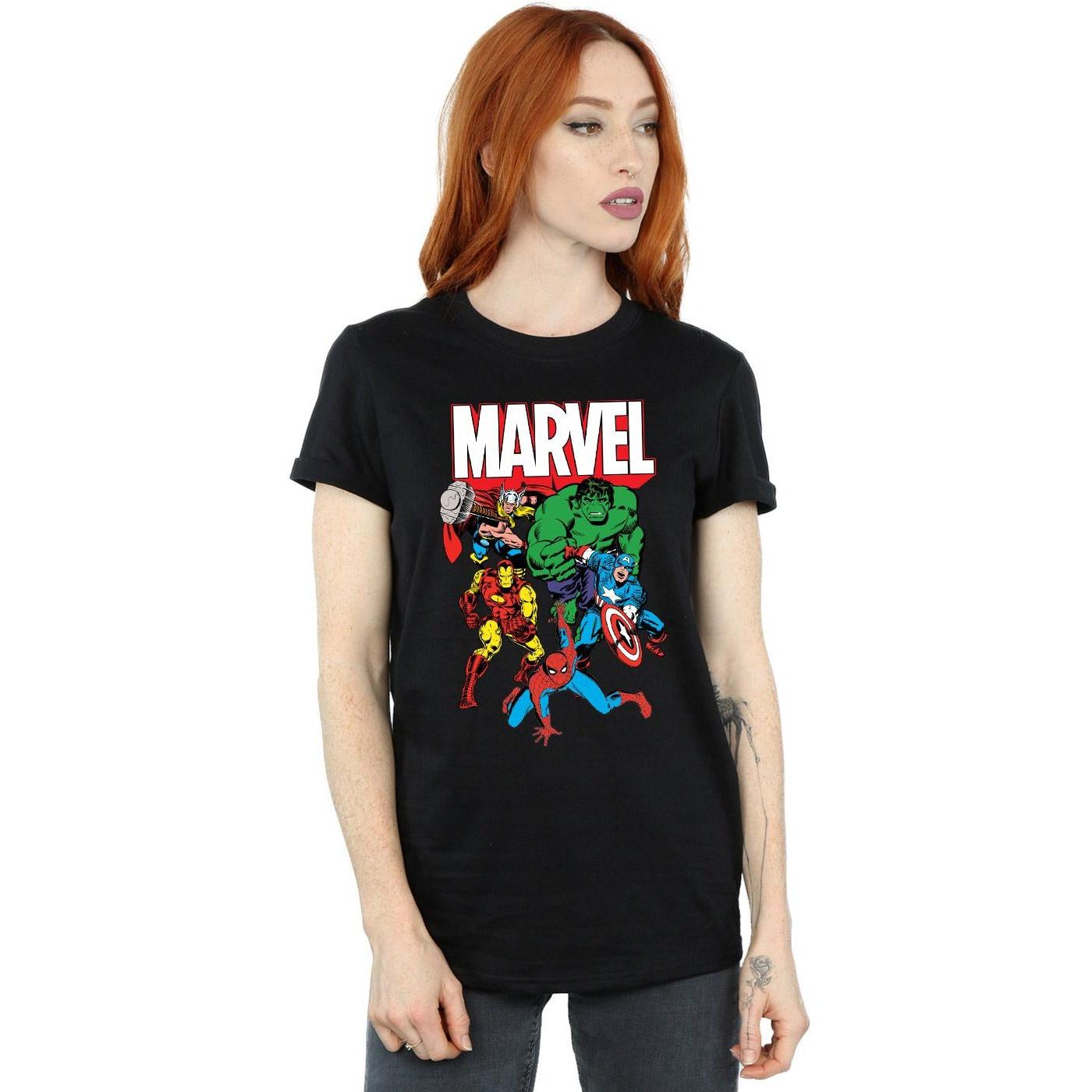 MARVEL  Hero Group TShirt 