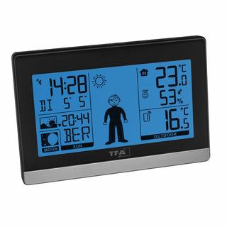 TFA TFA-Dostmann Weather Boy Nero LCD Batteria  