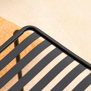 Tikamoon Fauteuil de jardin en métal black Gaby  