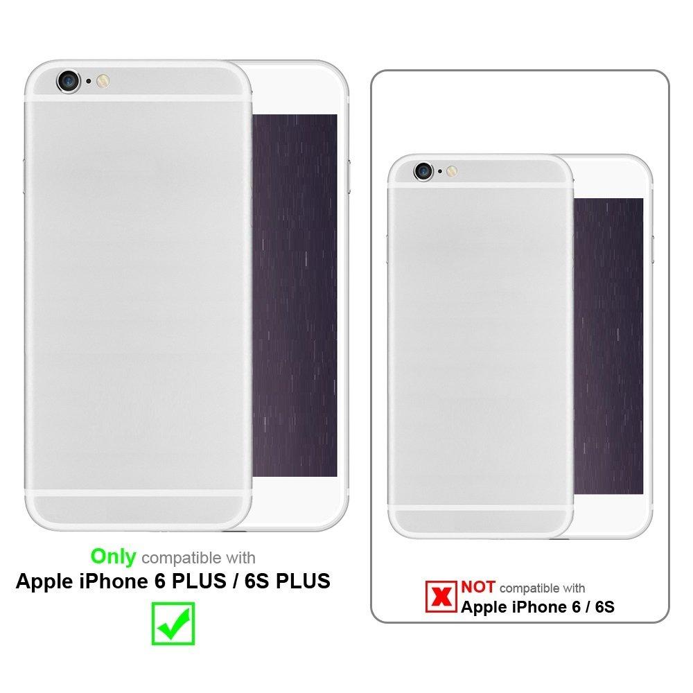 Cadorabo  Housse compatible avec Apple iPhone 6 PLUS / 6S PLUS - Coque de protection au design flip avec fermeture magnétique 