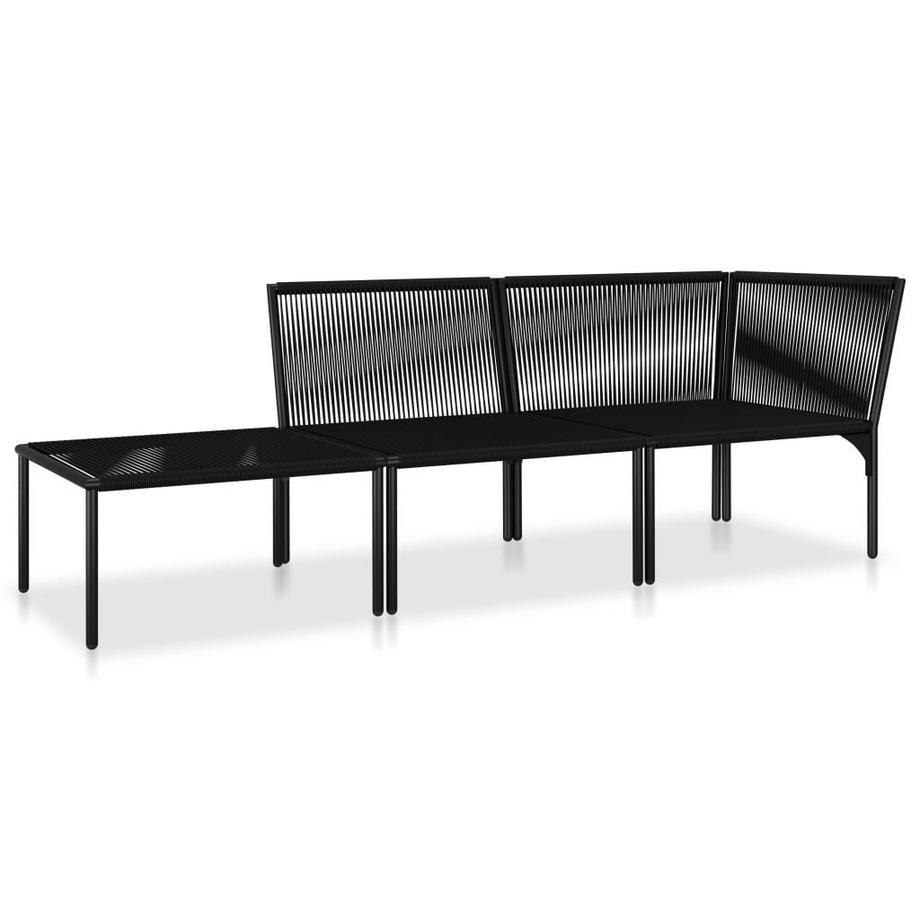 VidaXL Salon de jardin pvc  