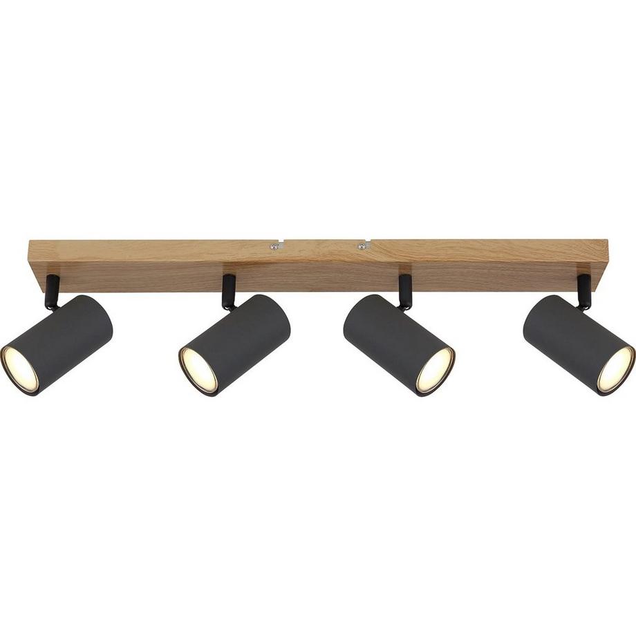 mutoni Strahler Robby Metall Graphit dunkel 4xGU10  