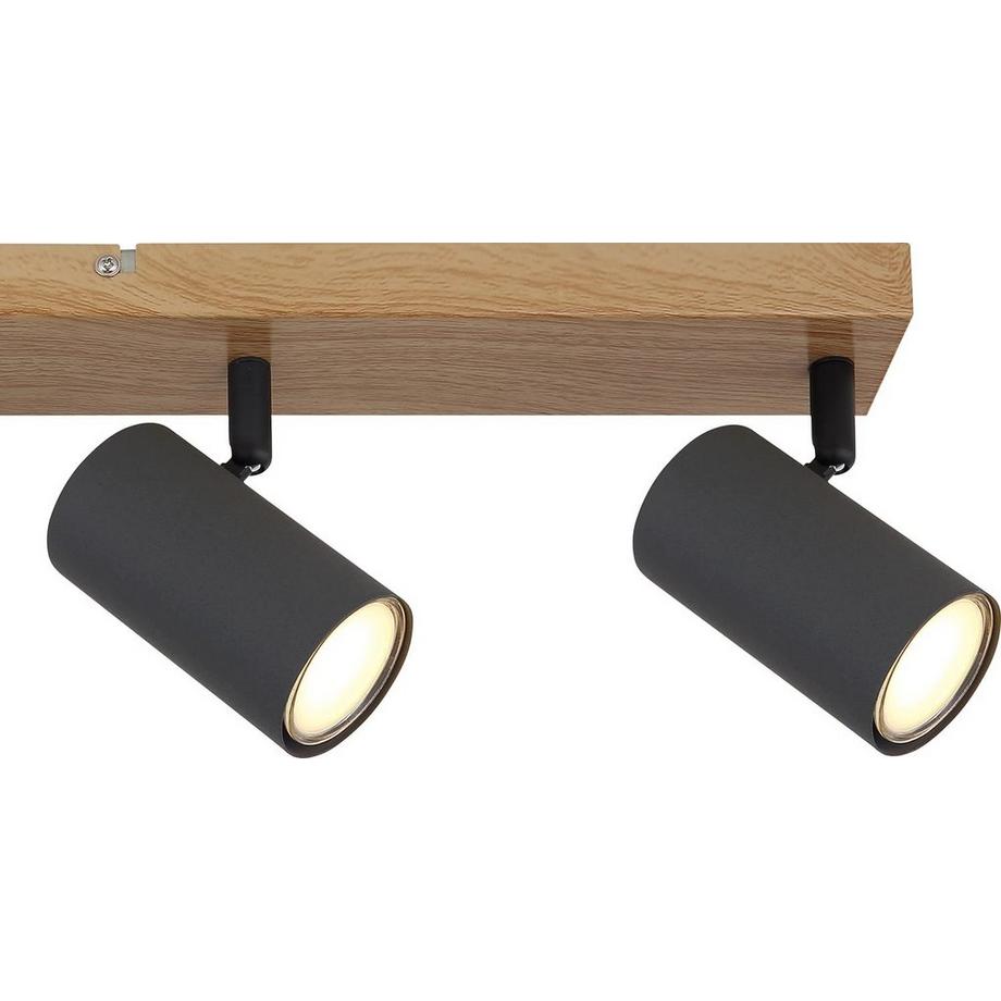 mutoni Strahler Robby Metall Graphit dunkel 4xGU10  