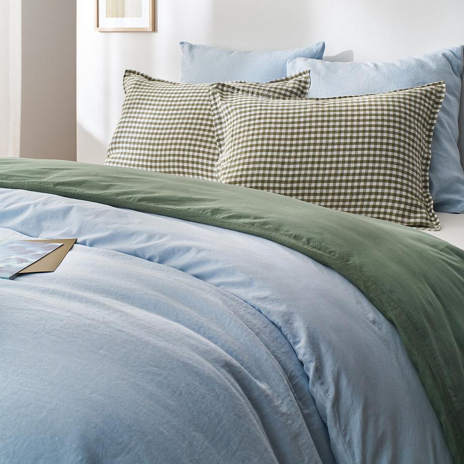 La Redoute Intérieurs Annaba Housse de Couette Réversible Lin et Coton  