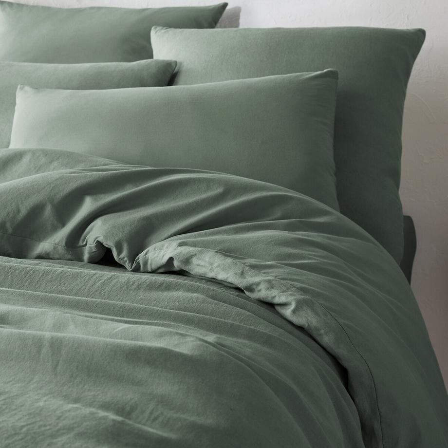 La Redoute Intérieurs Annaba Housse de Couette Réversible Lin et Coton  