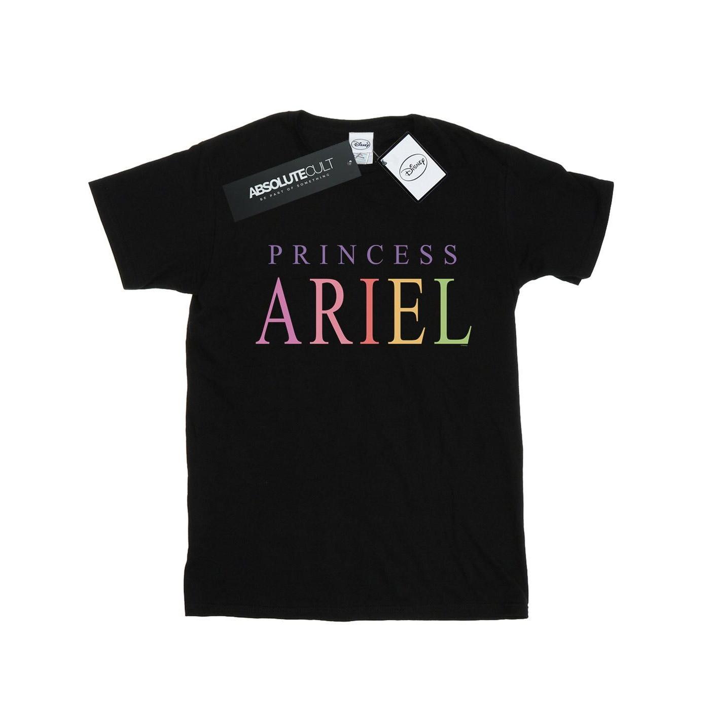 Image of The Little Mermaid Ariel Graphic Tshirt Damen Schwarz 3XL