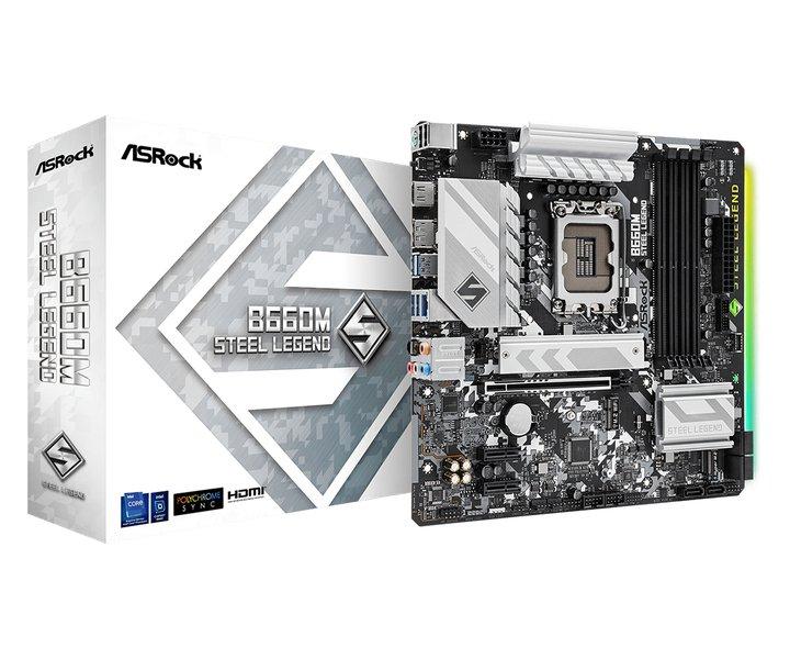 ASRock  Asrock B660M Steel Legend Intel B660 LGA 1700 micro ATX 