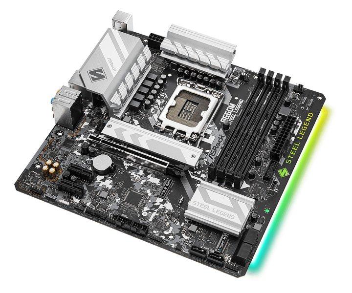 ASRock  Asrock B660M Steel Legend Intel B660 LGA 1700 micro ATX 