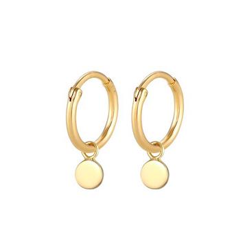 Boucles d'Oreilles Créoles Plaquettes